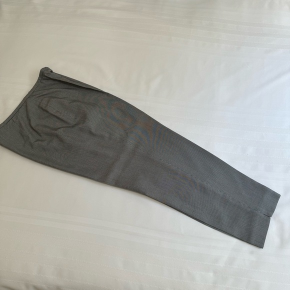 Vintage Ann Taylor Silk Houndstooth Pantsuit Set Petite 8P 10P Lined - Picture 8 of 17